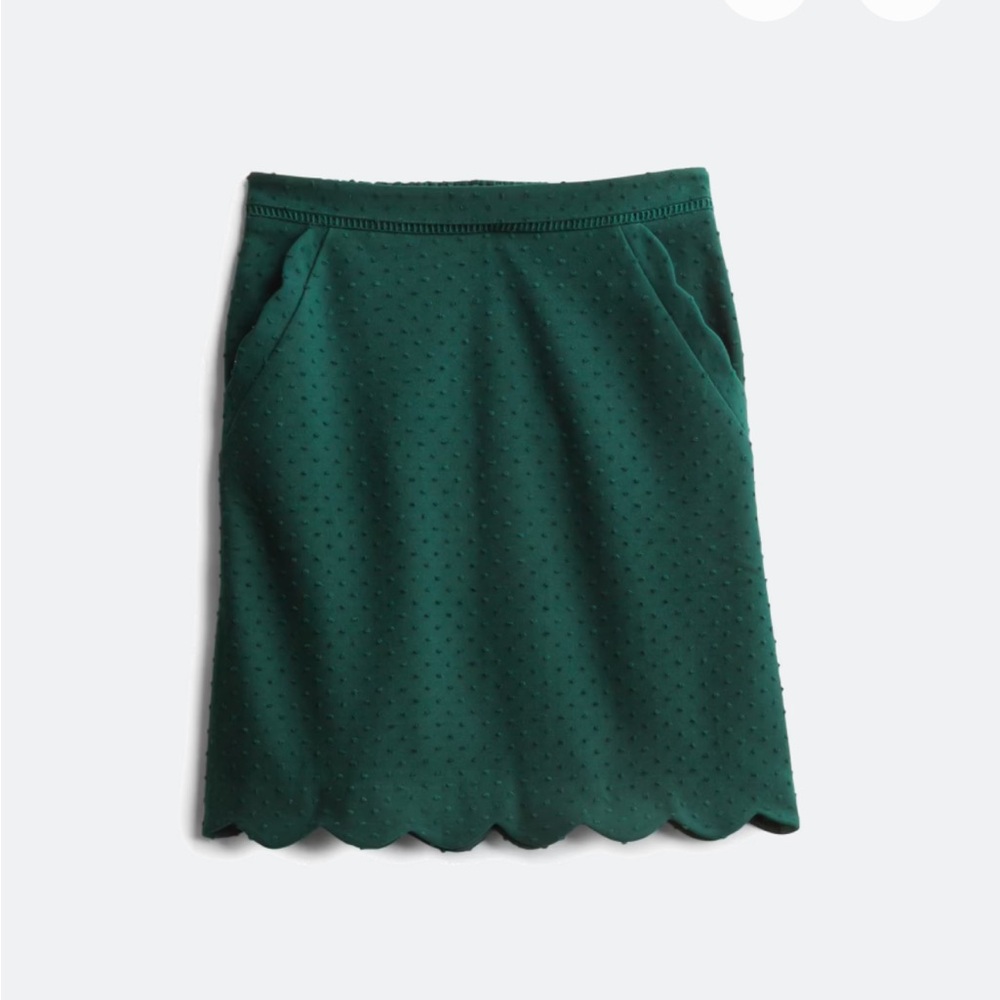 Skies Are Blue Green Pencil Skirt